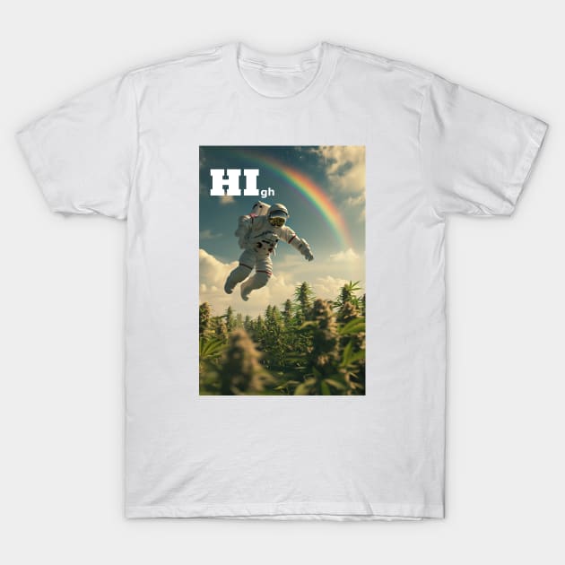 Astronaut says HI #2 T-Shirt by Butterfly Venom